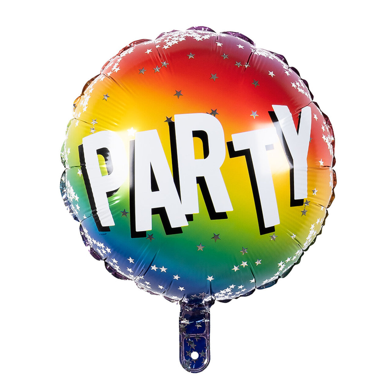 Op deze afbeelding zie je een Decoratie, van het merk Boland. Folieballon Rainbow Party Dubbelzijdig