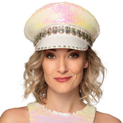 Op deze afbeelding zie je een Accessoires, van het merk Boland. Pet Sandy Candy (Omkeerbaar Parelmoer / Wit)