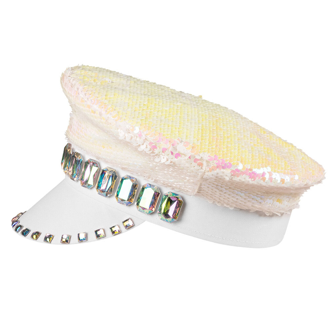 Op deze afbeelding zie je een Accessoires, van het merk Boland. Pet Sandy Candy (Omkeerbaar Parelmoer / Wit)