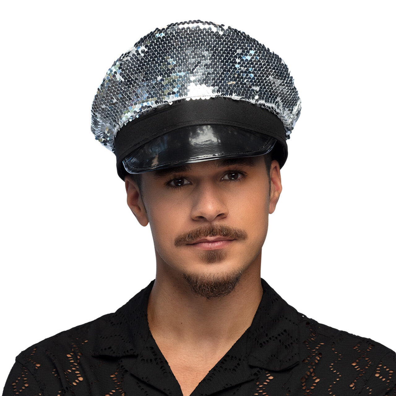 Op deze afbeelding zie je een Accessoires, van het merk Boland. Pet Sequins Blast Zilver