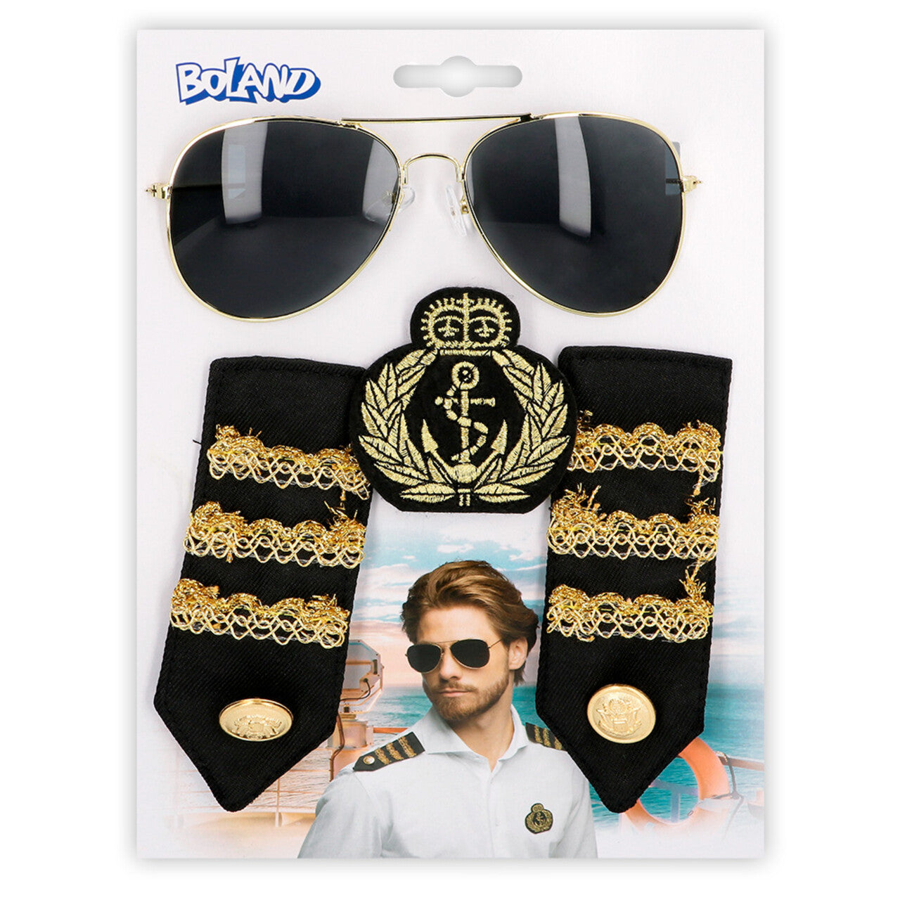 Op deze afbeelding zie je een Accessoires, van het merk Boland. Sky Kapitein Set