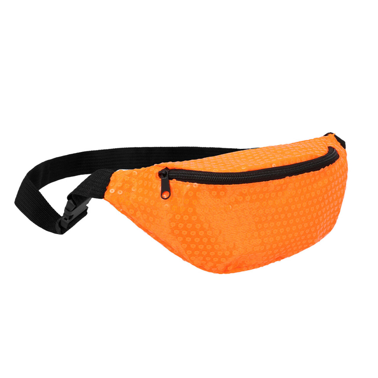 Op deze afbeelding zie je een Accessoires, van het merk Boland. Handige Heuptas Oranje Met Pailletten
