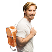 Op deze afbeelding zie je een Accessoires, van het merk Boland. Handige Rugzak Doorzichtig Oranje