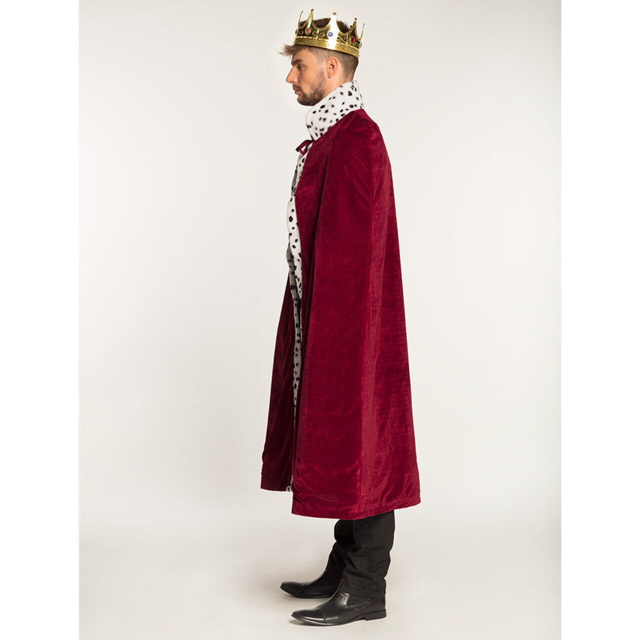 Op deze afbeelding zie je een Kostuums, van het merk Boland. Majesteitsmantel Bordeaux
