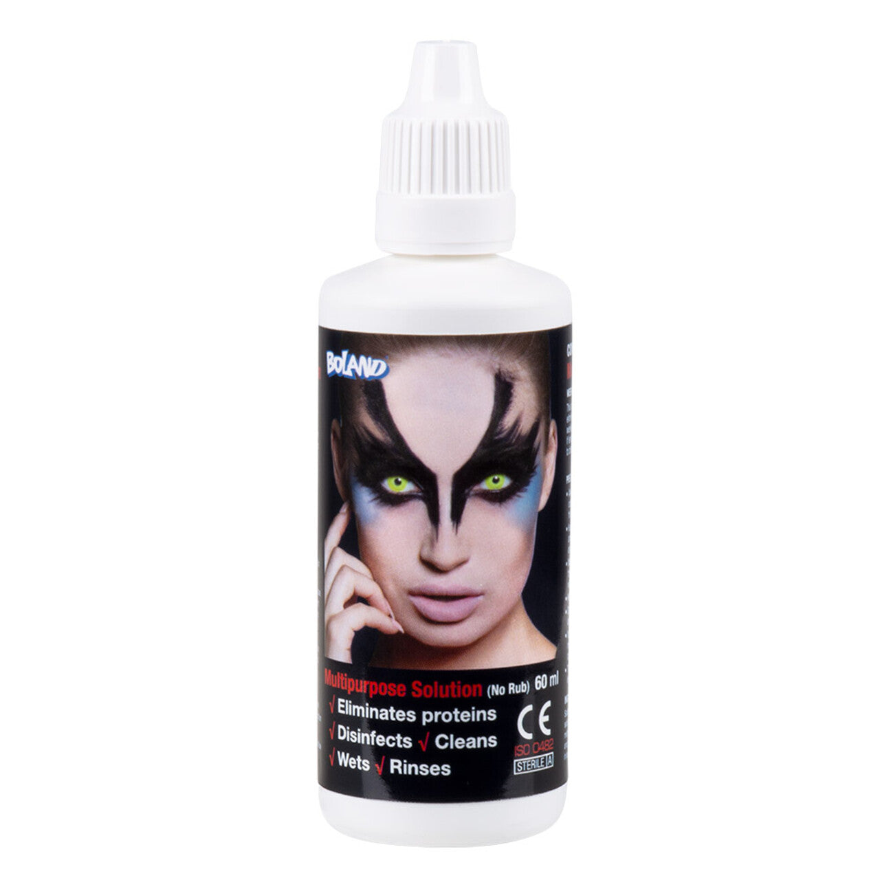 Op deze afbeelding zie je een Accessoires, van het merk Boland. Lenzenvloeistof 60 Ml En Houder
