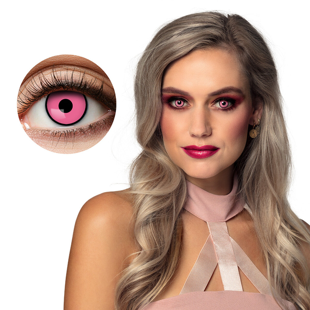 Op deze afbeelding zie je een Accessoires, van het merk Boland. Weeklenzen Femme Fatale Pink