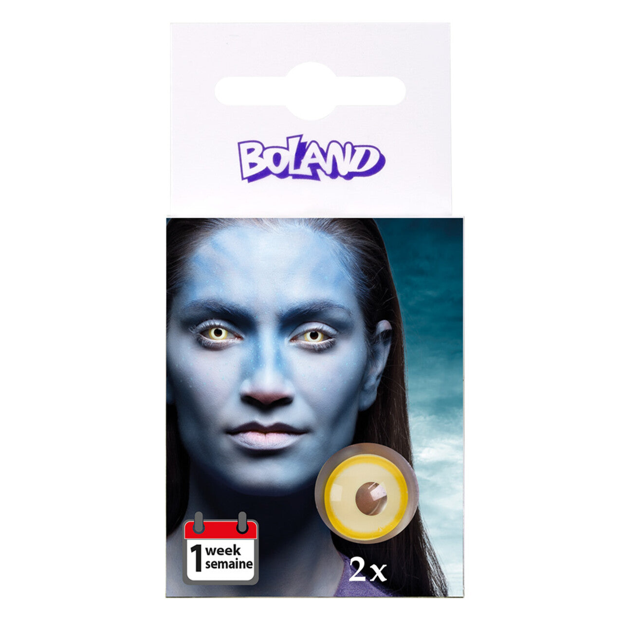 Op deze afbeelding zie je een Accessoires, van het merk Boland. Lenzen Dark Fairy Avatar