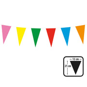 Op deze afbeelding zie je een Decoratie, van het merk Boland. Vrolijke Bonte Papieren Vlaggenlijn