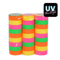 Set 3 Rollen Papieren Serpentines Neon Party
