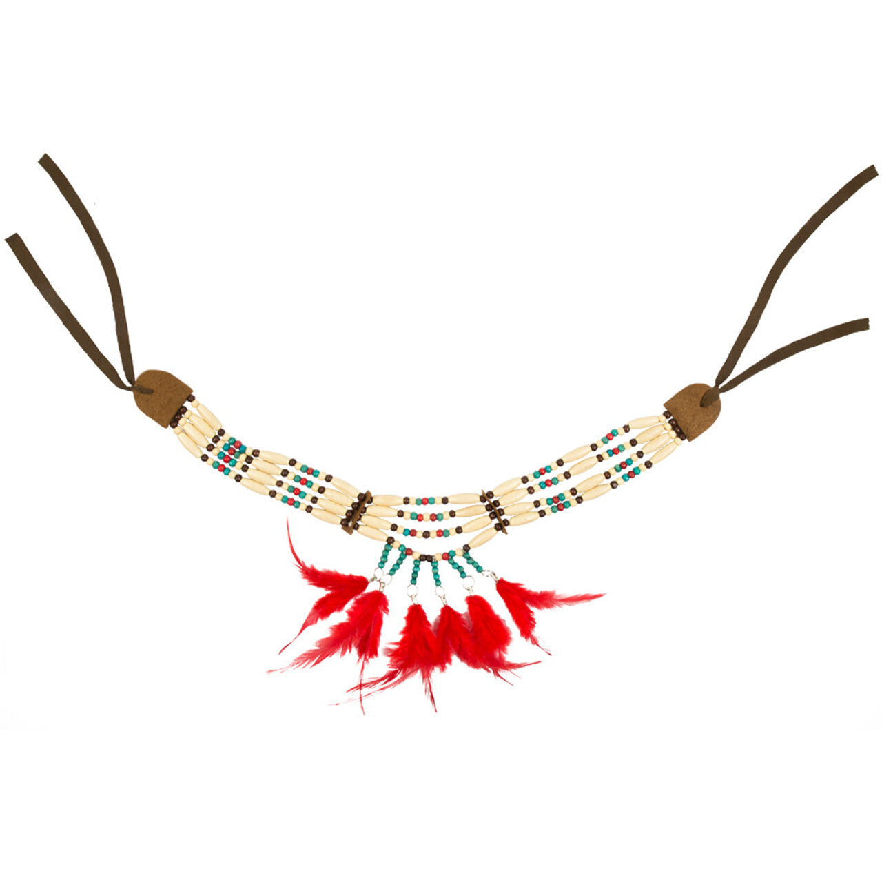 Op deze afbeelding zie je een Accessoires, van het merk Boland. Ketting Indiaan Lootah
