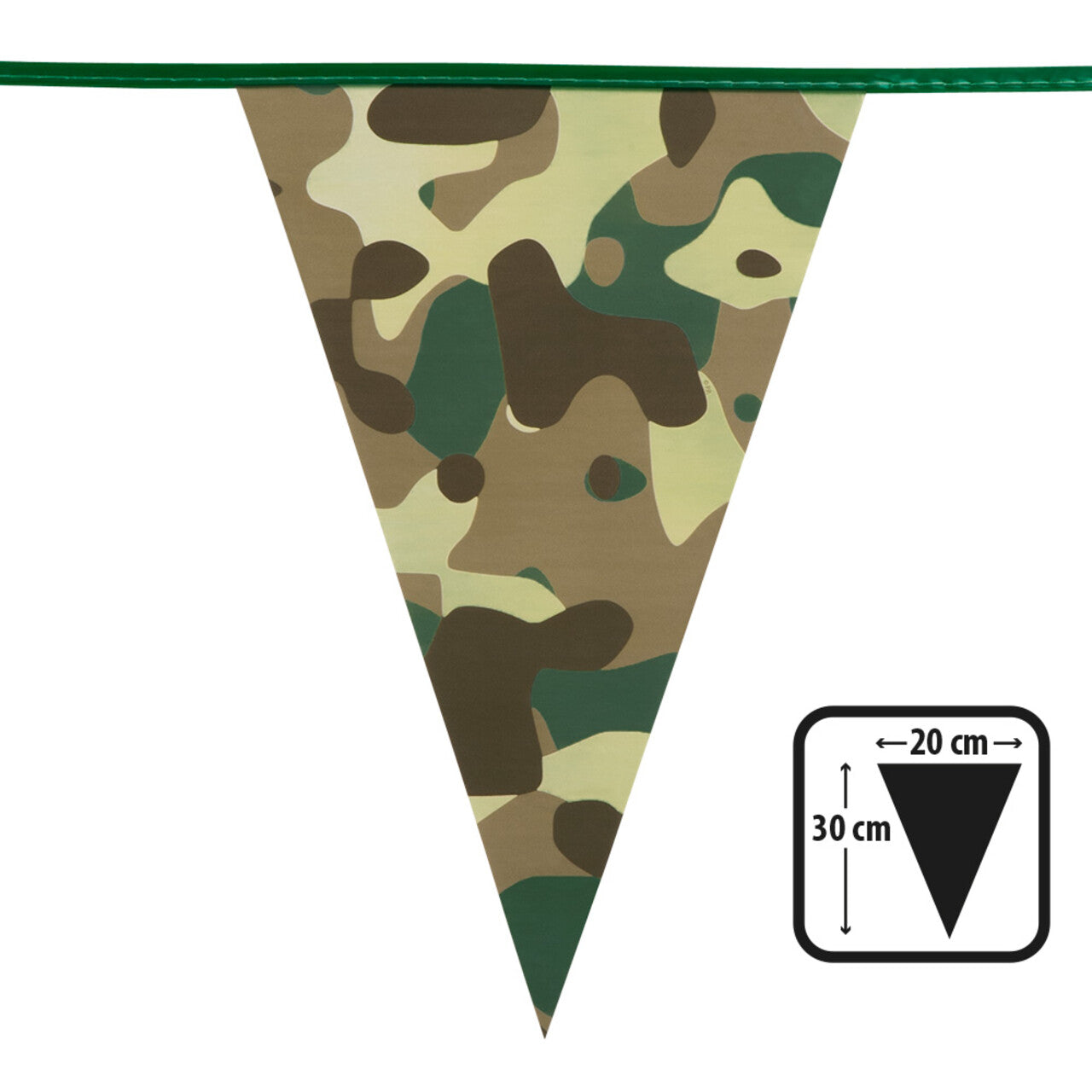 Op deze afbeelding zie je een Decoratie, van het merk Boland. Vlaggenlijn Leger Camouflage