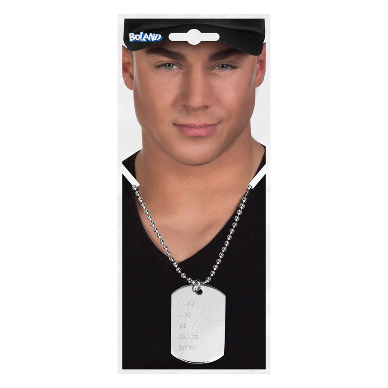 Op deze afbeelding zie je een Accessoires, van het merk Boland. Ketting Naamplaatje Dogtag