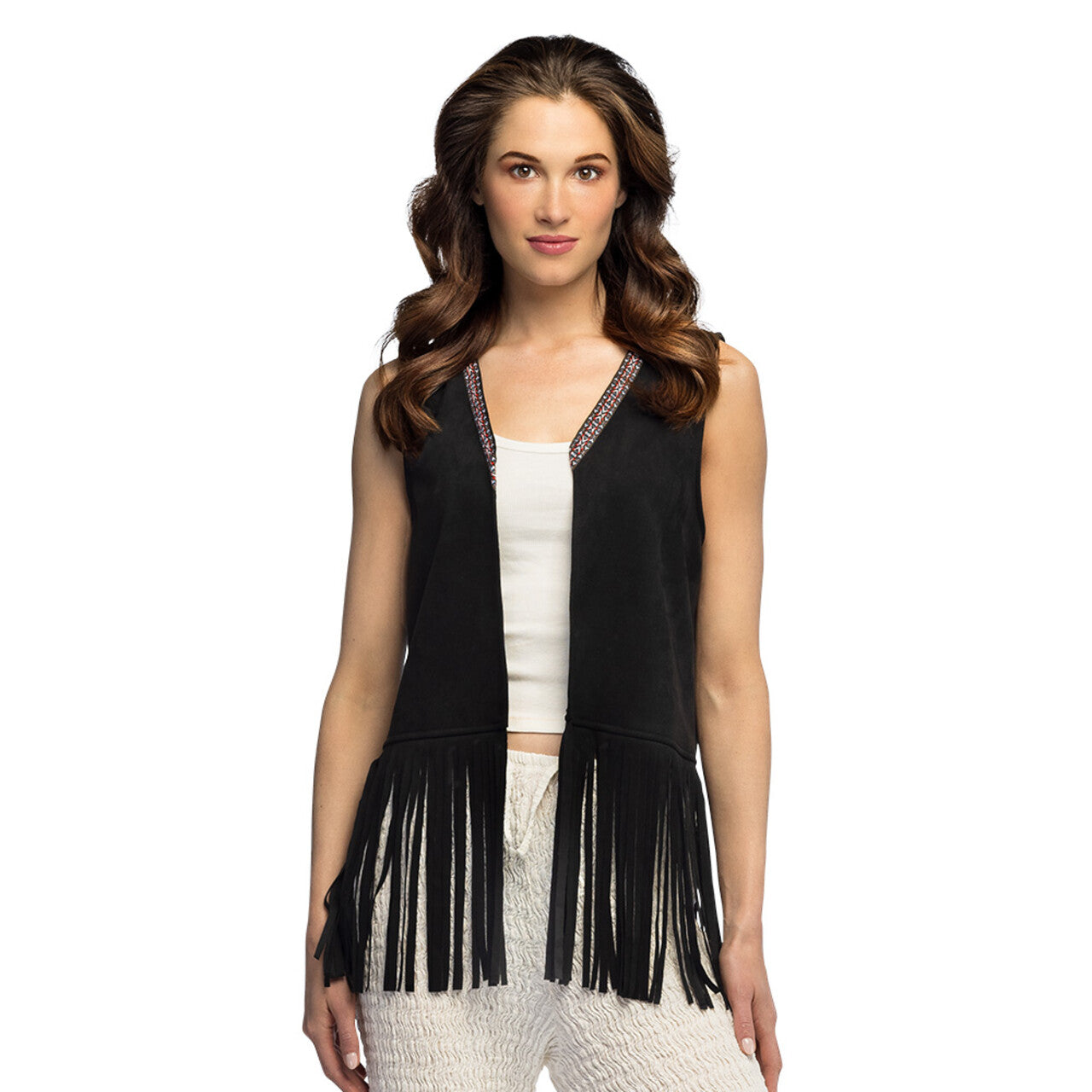 Op deze afbeelding zie je een Kostuums, van het merk Boland. Gilet Indy (M / L) Vrouw Kostuum