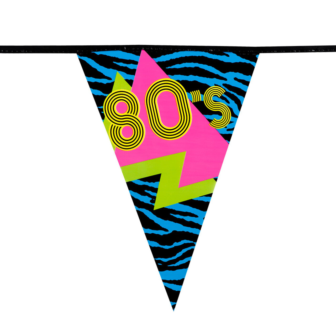 Op deze afbeelding zie je een Decoratie, van het merk Boland. Vlaggenlijn Super 80s Party