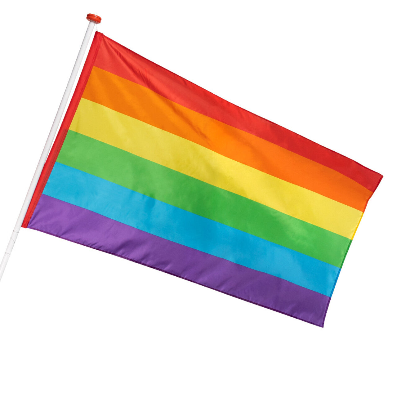 Op deze afbeelding zie je een Decoratie, van het merk Boland. Vlag Regenboog Pride Stripes