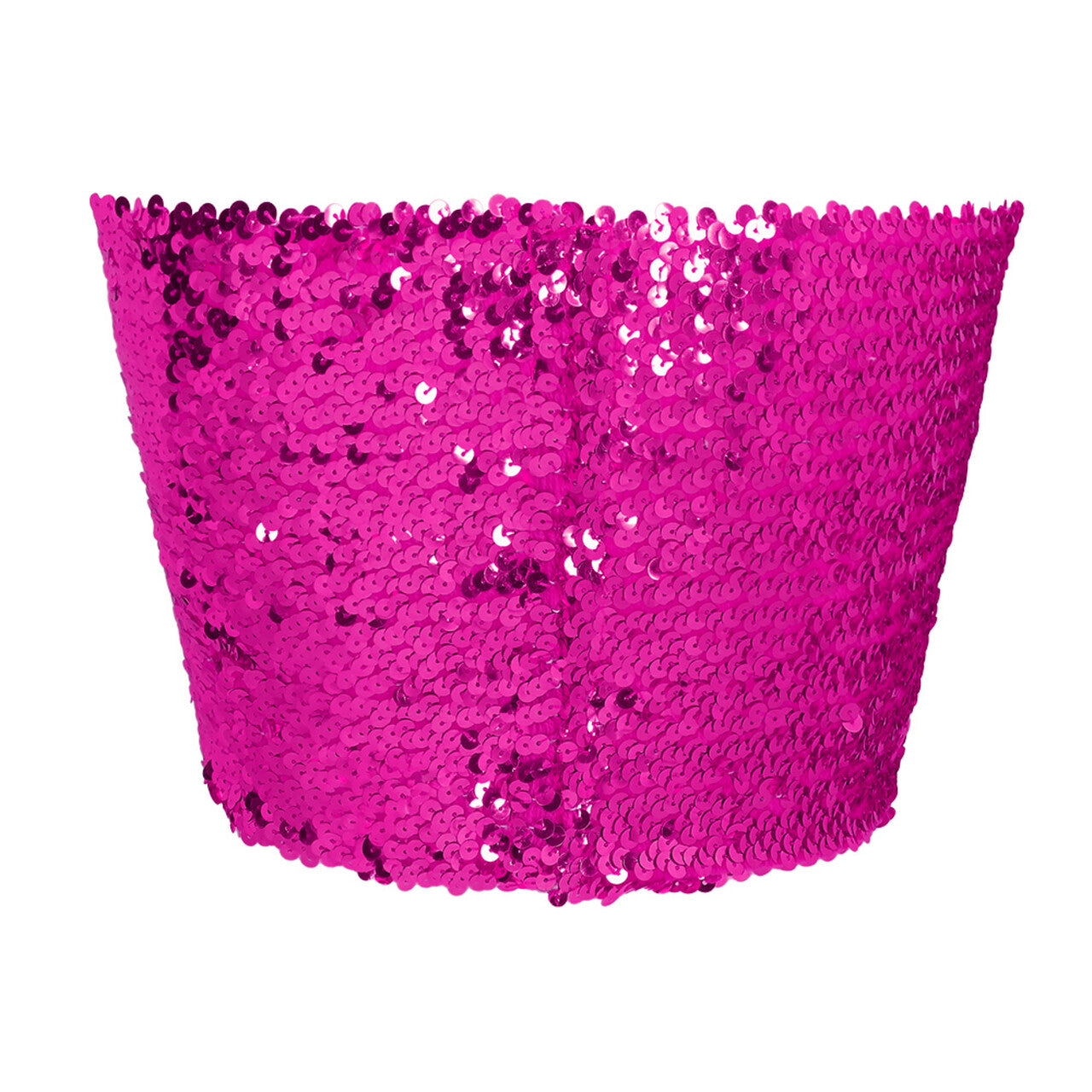Op deze afbeelding zie je een Kostuums, van het merk Boland. Festival Top Sparkle Pailletten Roze Vrouw