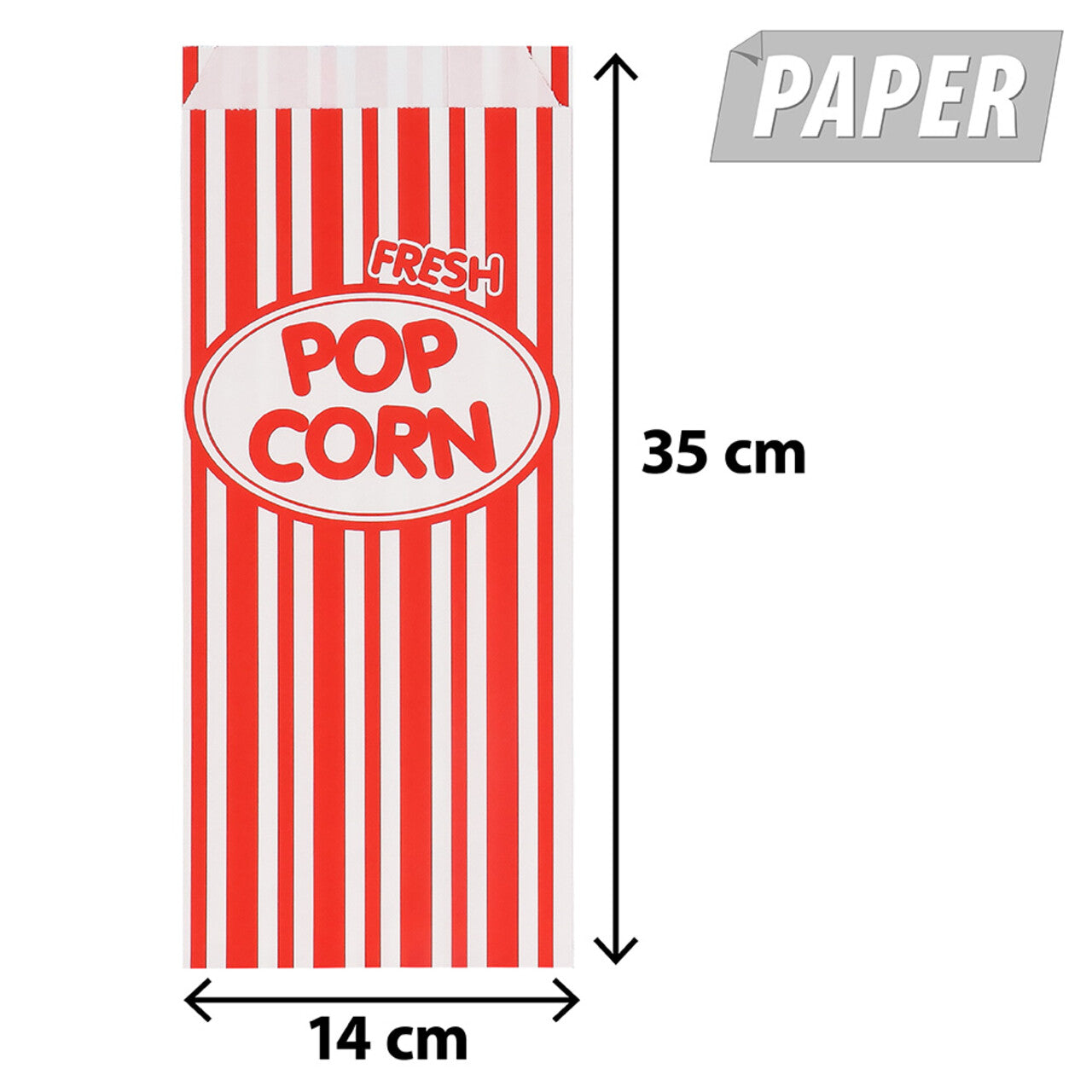 Op deze afbeelding zie je een Accessoires, van het merk Boland. Popcorn Party Zakjes Set 8