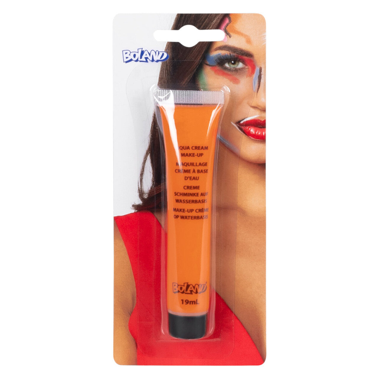 Op deze afbeelding zie je een Accessoires, van het merk Boland. Tube Schmink Op Waterbasis Oranje
