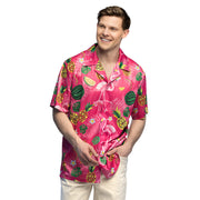 Op deze afbeelding zie je een Kostuums, van het merk Boland. Blouse Tropisch Zoet Roze Man