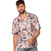 Op deze afbeelding zie je een Kostuums, van het merk Boland. Flamingo Beach Shirt Man