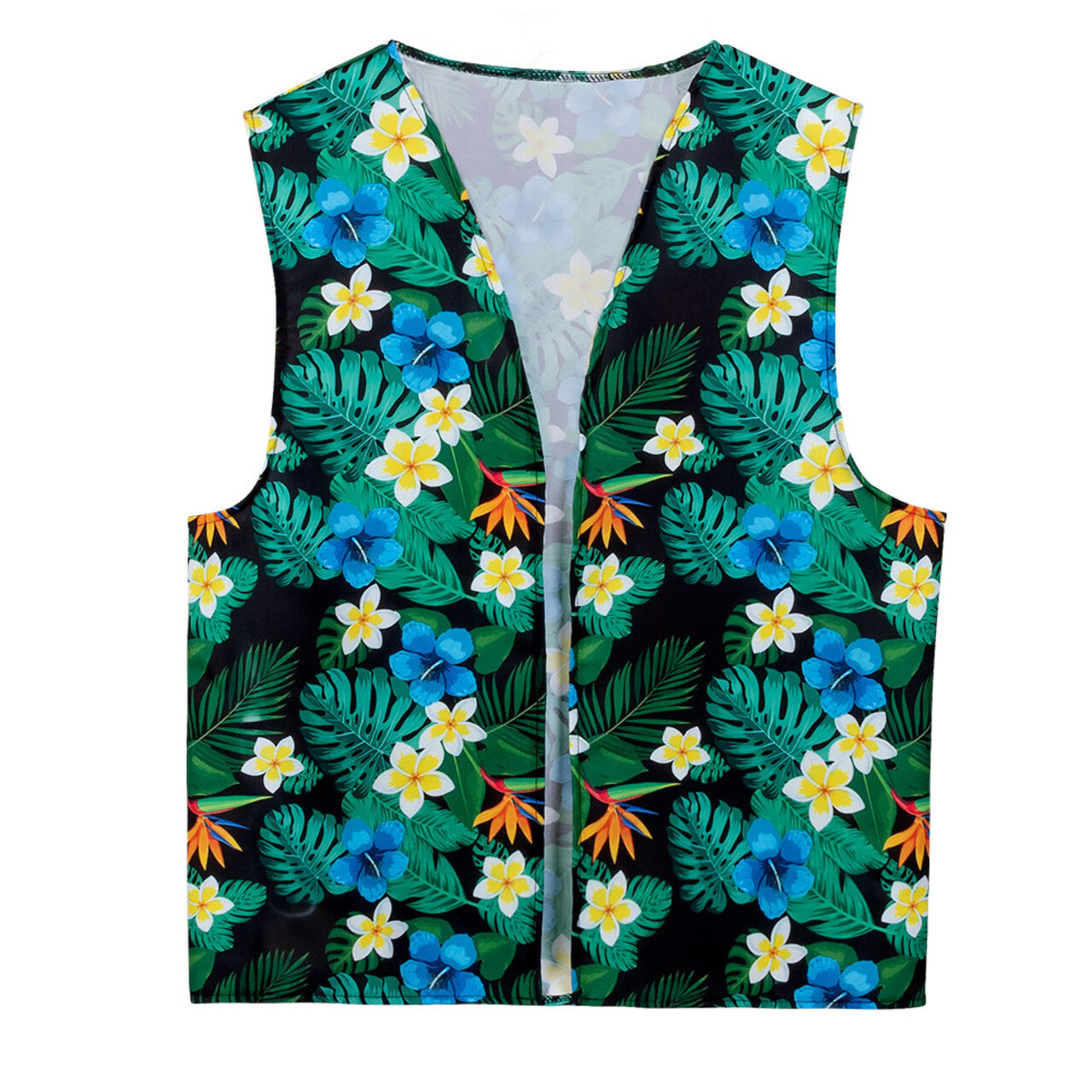 Op deze afbeelding zie je een Kostuums, van het merk Boland. Set Toerist Hawaii Hoed En Vest Man
