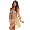 Hawaïrokje Ruffle Raffia Naturel (40 Cm)