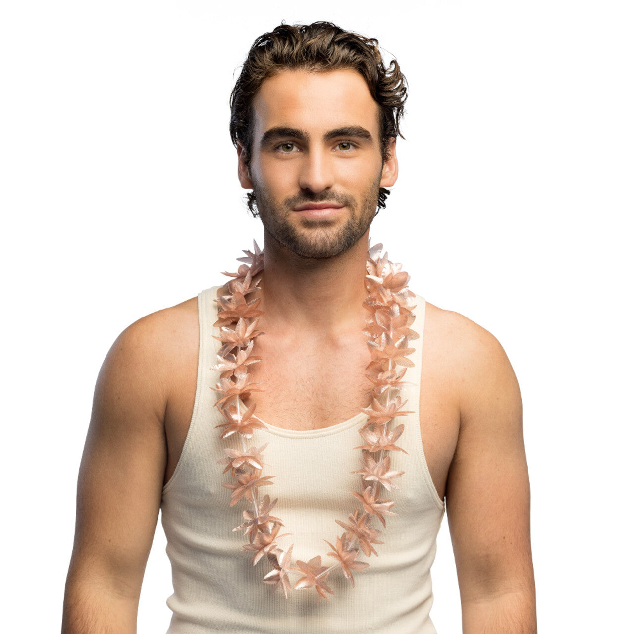 Op deze afbeelding zie je een Accessoires, van het merk Boland. Hawaïkrans Kahoku Roségoud
