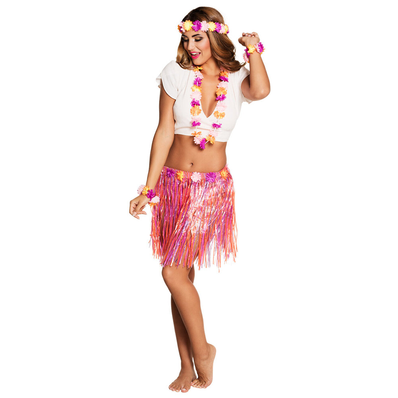 Op deze afbeelding zie je een Accessoires, van het merk Boland. Hawaii Set Kiki Pink