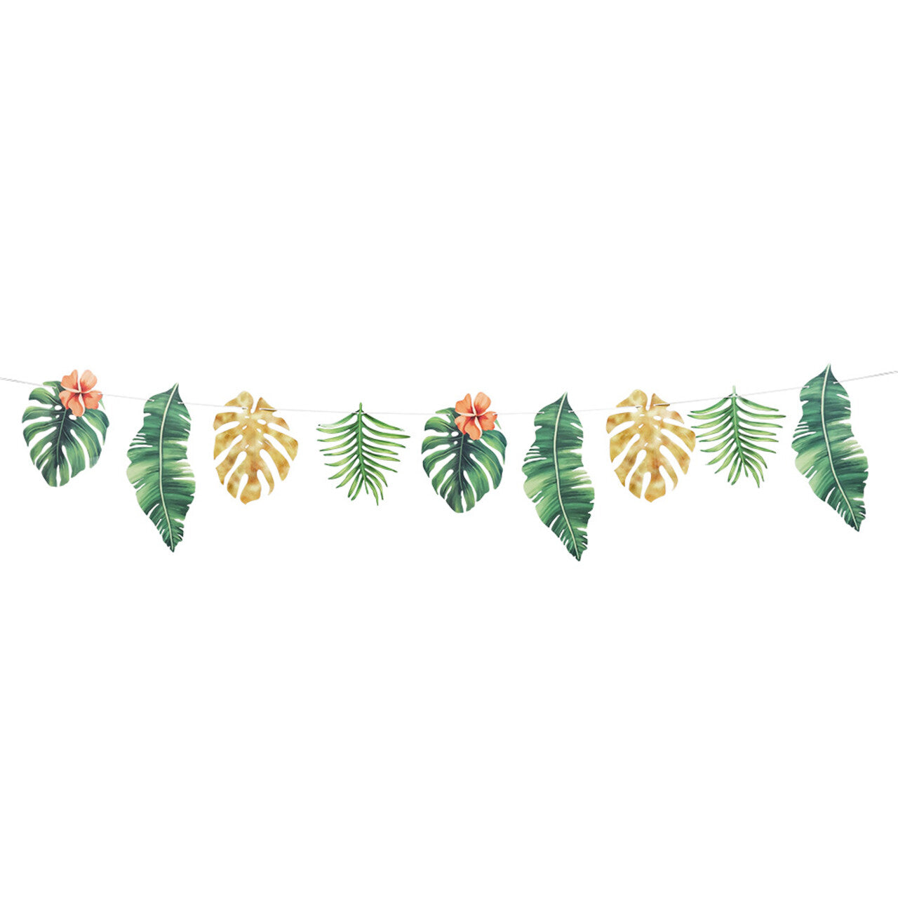 Op deze afbeelding zie je een Decoratie, van het merk Boland. Slinger Tropical Leaves