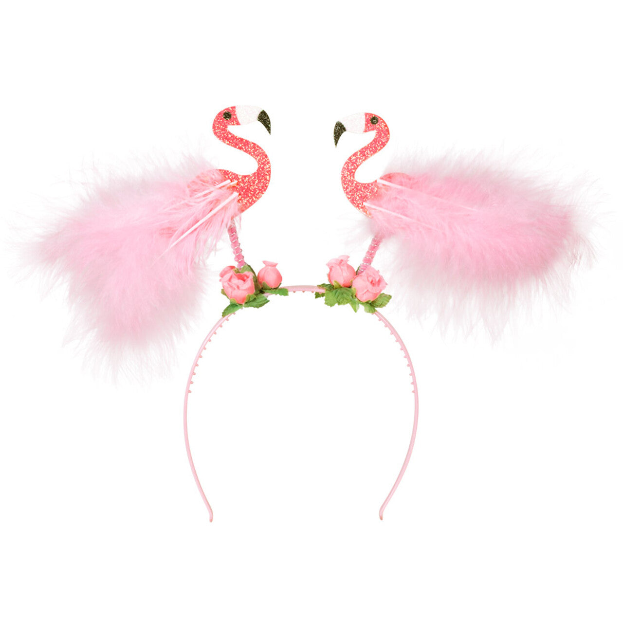 Op deze afbeelding zie je een Accessoires, van het merk Boland. Diadeem Sweet Flamingos