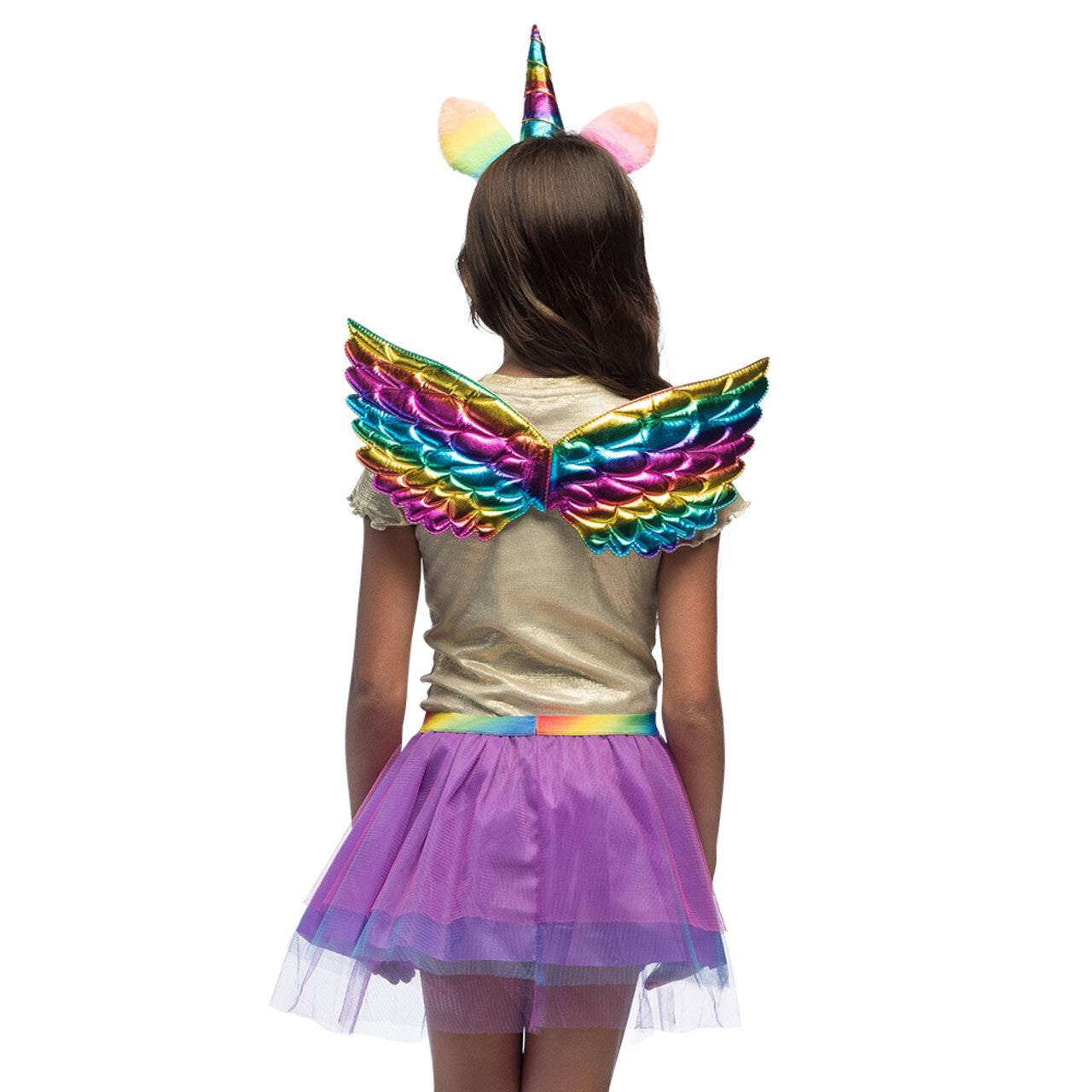 Op deze afbeelding zie je een Accessoires, van het merk Boland. Set Magische Eenhoorn Regenboog
