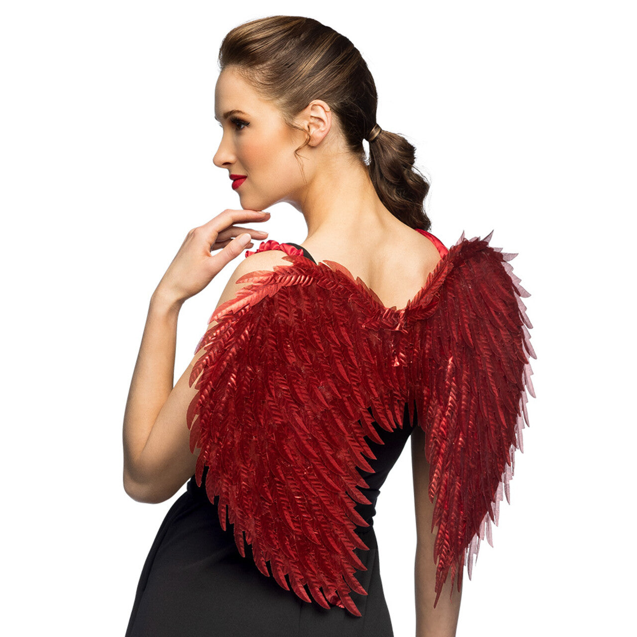 Op deze afbeelding zie je een Accessoires, van het merk Boland. Engelenvleugels Glam Rood