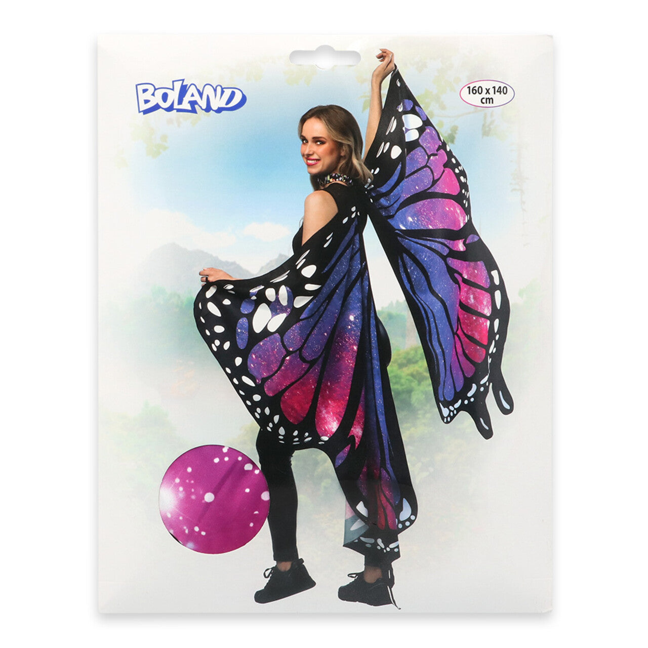 Op deze afbeelding zie je een Accessoires, van het merk Boland. Vleugels Vlinder Mariposa (140 X 165 Cm)