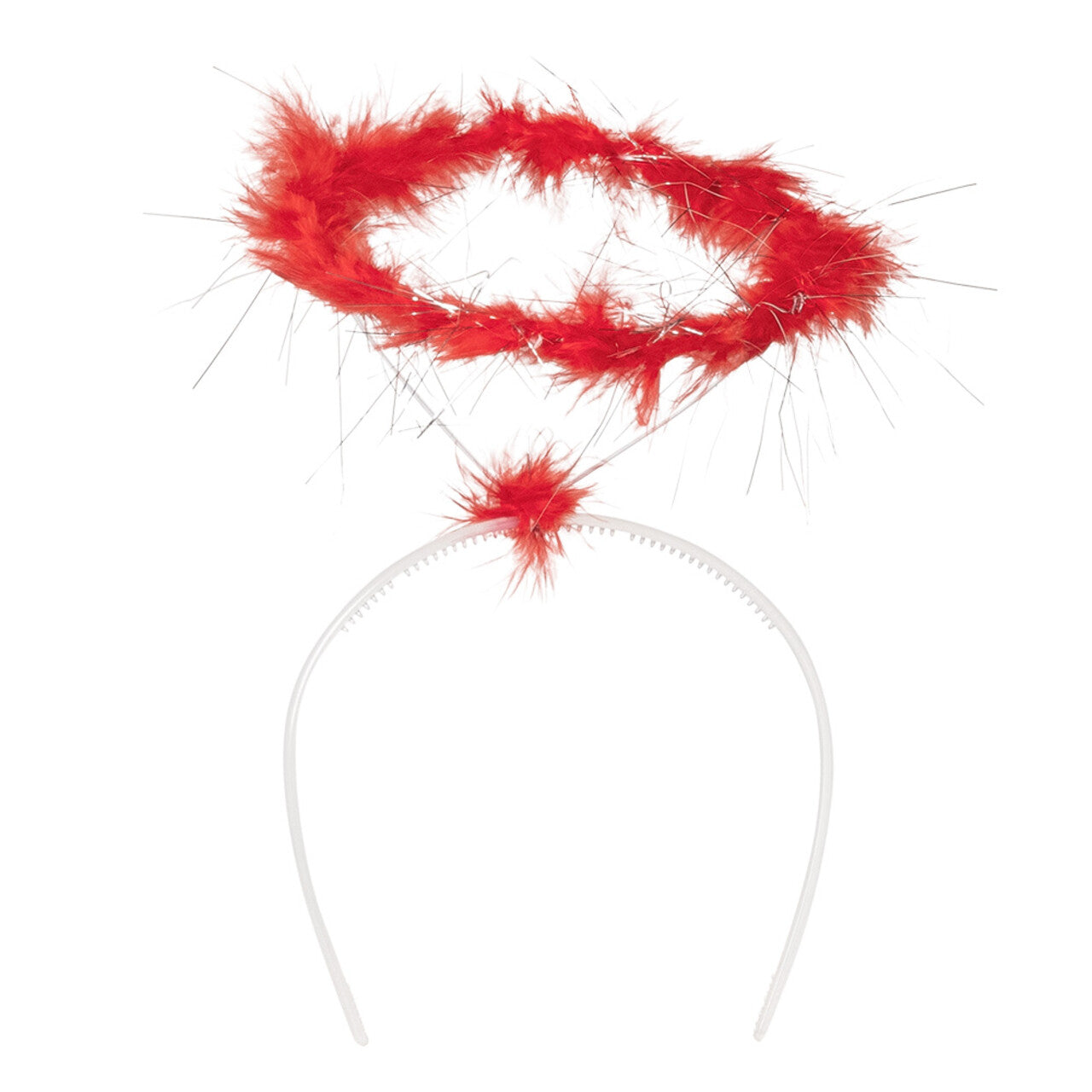 Op deze afbeelding zie je een Accessoires, van het merk Boland. Diadeem Halo Rood