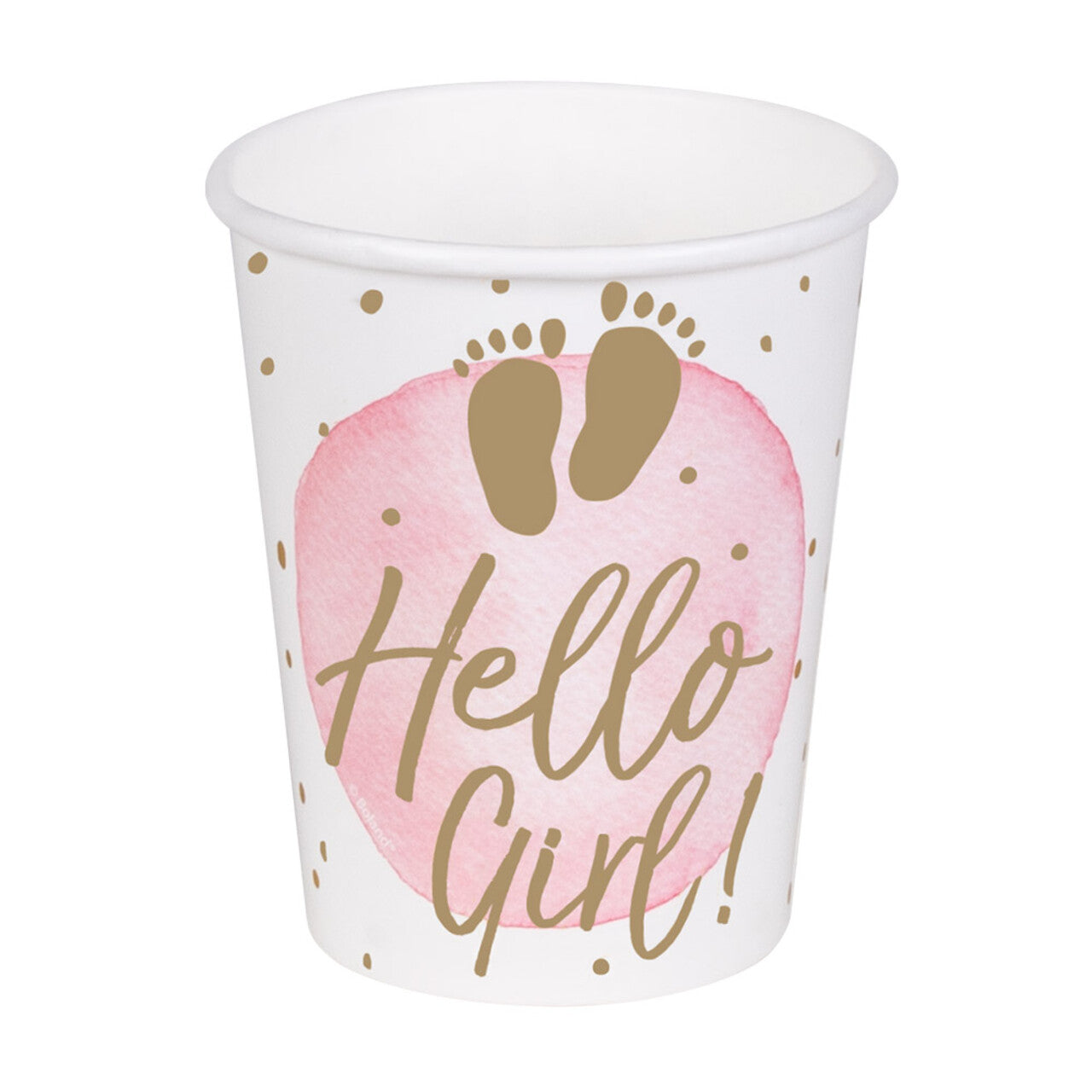 Op deze afbeelding zie je een Decoratie, van het merk Boland. Bekers Hello Girl!
