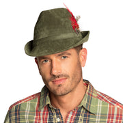 Op deze afbeelding zie je een Accessoires, van het merk Boland. Hoed Jachtmeister Groen