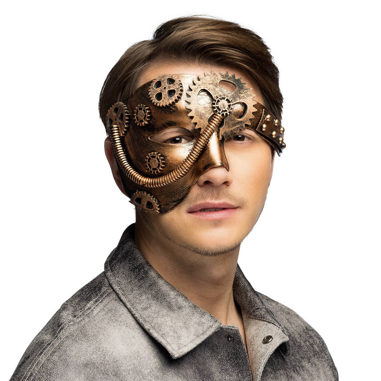 Op deze afbeelding zie je een Accessoires, van het merk Boland. Operapunk Futuristisch Halfmasker
