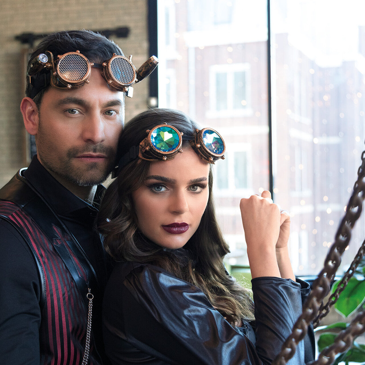 Op deze afbeelding zie je een Accessoires, van het merk Boland. Diamond Spacepunk Bril