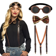 Op deze afbeelding zie je een Accessoires, van het merk Boland. Volle Druk Vooruit Steampunk Set