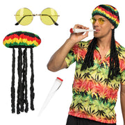 Op deze afbeelding zie je een Accessoires, van het merk Boland. Accessoire Set Rastafari 3delig