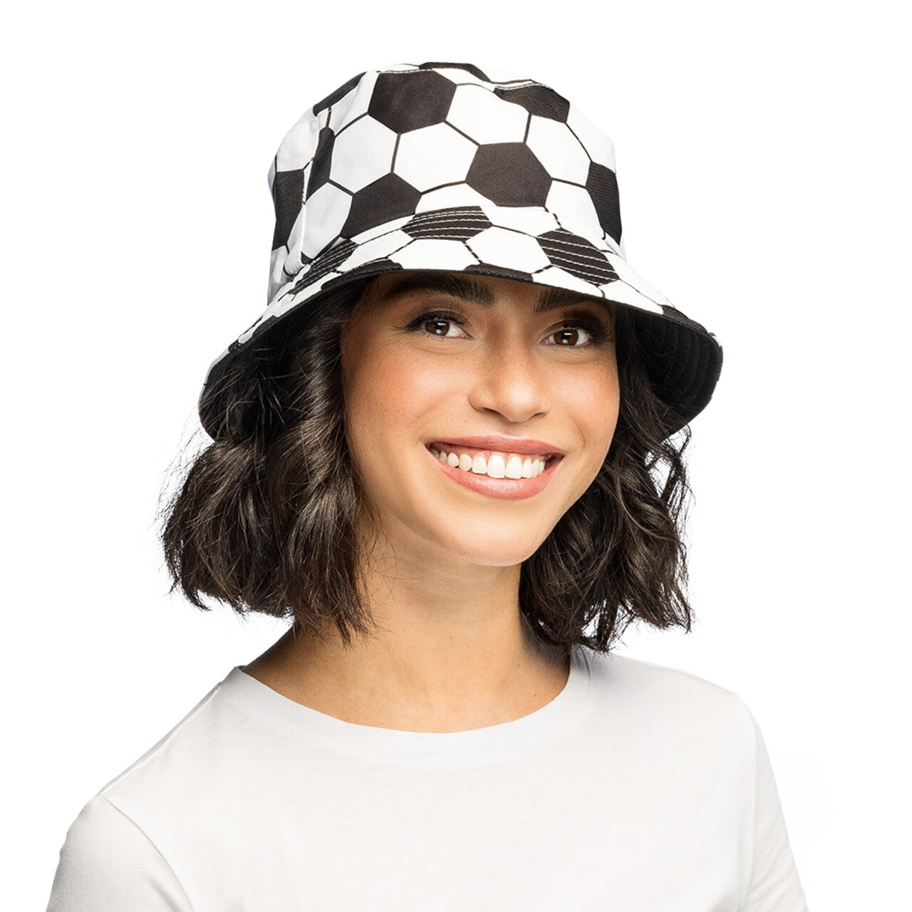 Op deze afbeelding zie je een Accessoires, van het merk Boland. Voetbal Fan Bucket Hat