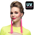 Paar Oorbellen Festival Neonroze Uv (20 Cm)