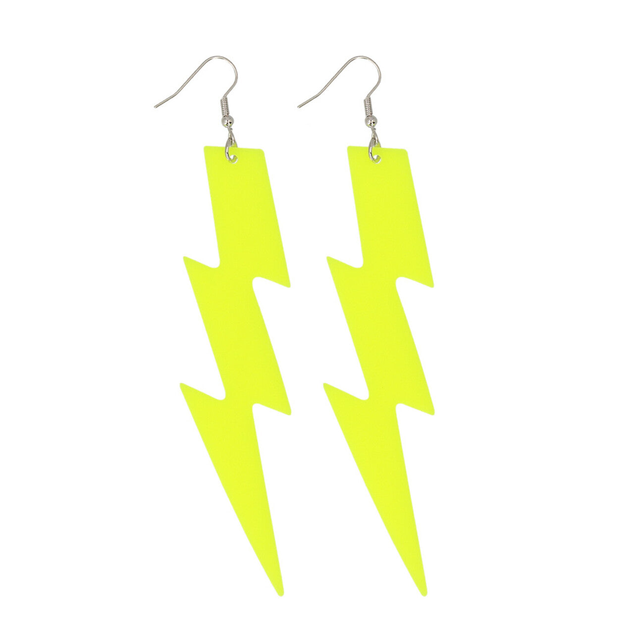 Op deze afbeelding zie je een Accessoires, van het merk Boland. Paar Oorbellen Flash Neongeel Uv