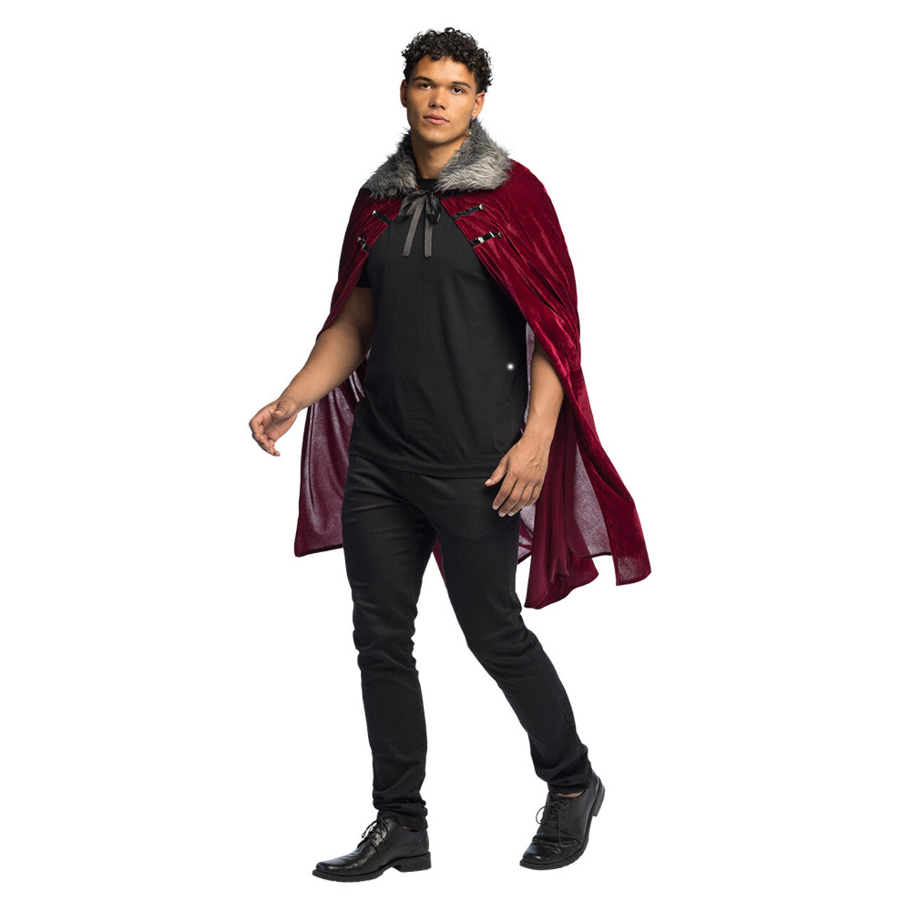 Op deze afbeelding zie je een Kostuums, van het merk Boland. Cape Crimson Bordeaux 113 Cm