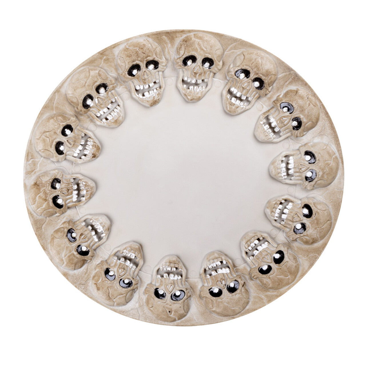 Op deze afbeelding zie je een Decoratie, van het merk Boland. Decoratie Dienblad Schedels