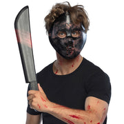 Op deze afbeelding zie je een Accessoires, van het merk Boland. Set Vrijdag De 13e Masker En Mes