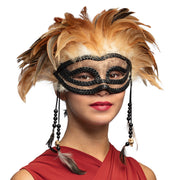 Op deze afbeelding zie je een Accessoires, van het merk Boland. Halfmasker Voodoo Venetië