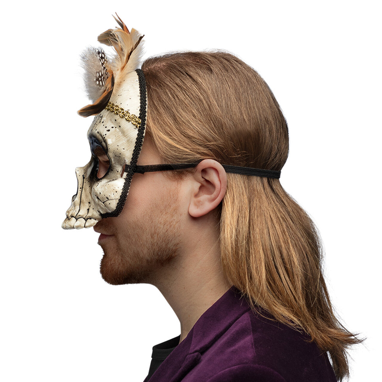 Op deze afbeelding zie je een Accessoires, van het merk Boland. Voodoo Damballa Loa Halfmasker