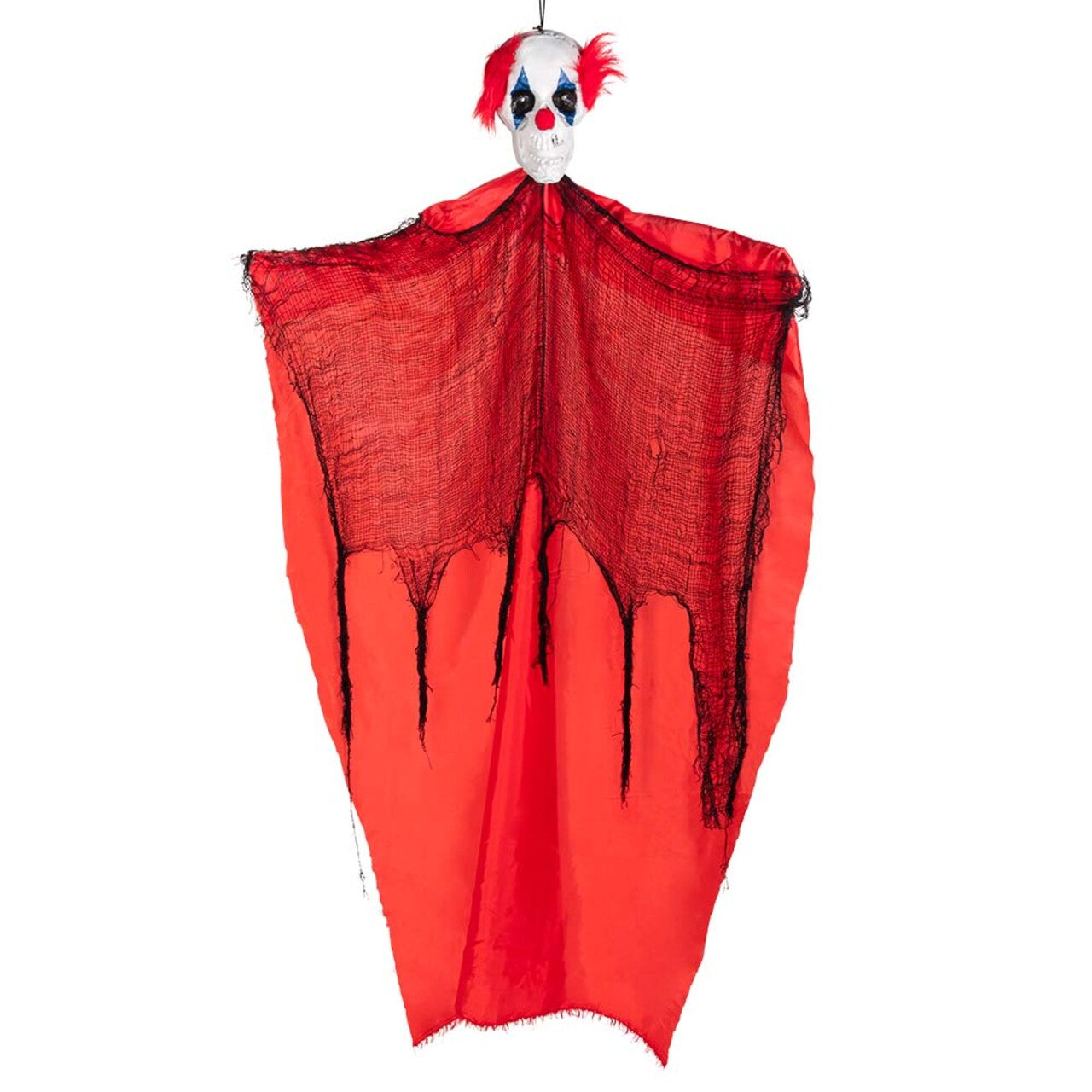 Op deze afbeelding zie je een Decoratie, van het merk Boland. Hangdecoratie Freaky Lichtgevende Clown