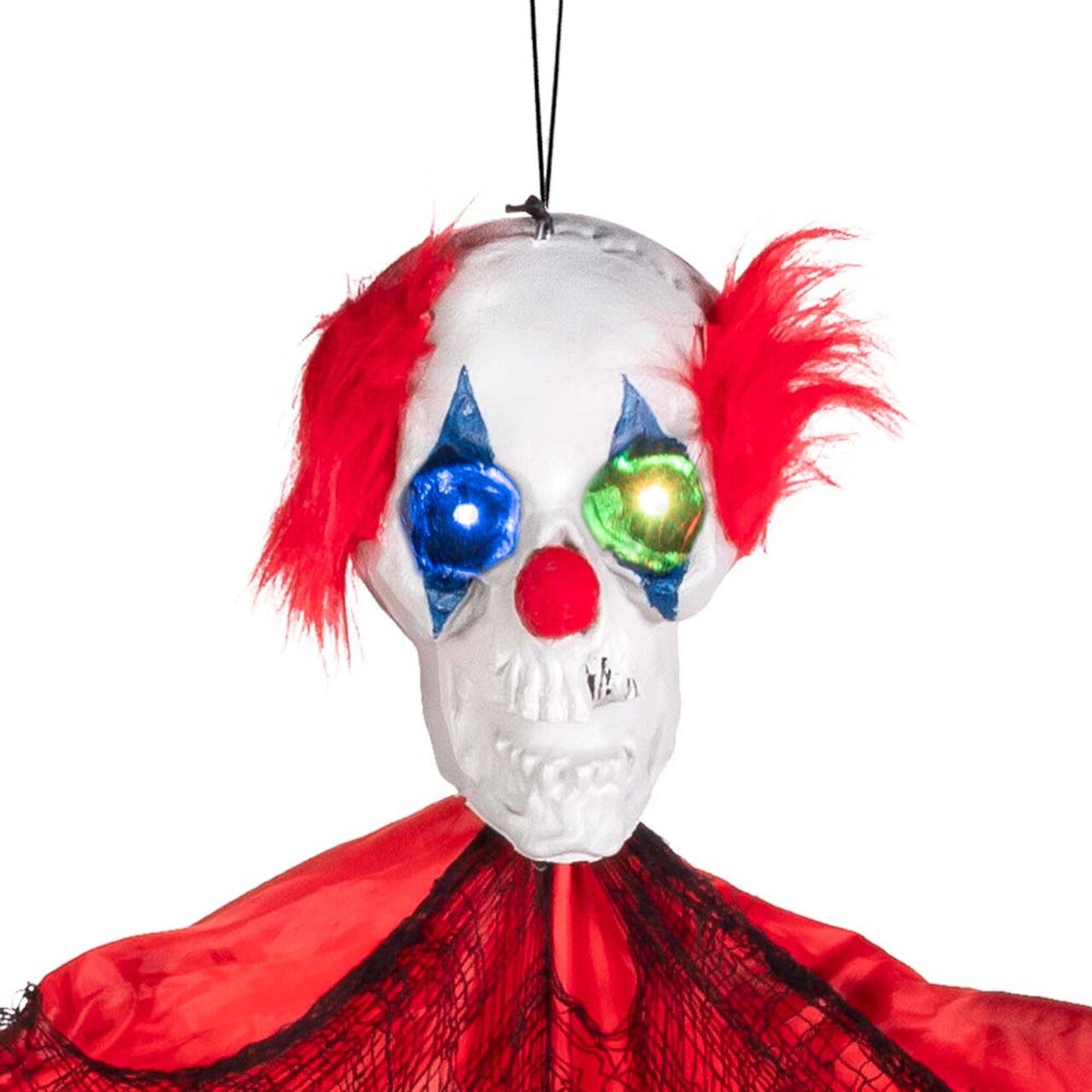 Op deze afbeelding zie je een Decoratie, van het merk Boland. Hangdecoratie Freaky Lichtgevende Clown